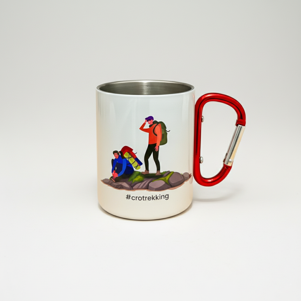 CroTrekking Šalica s Karabinerom