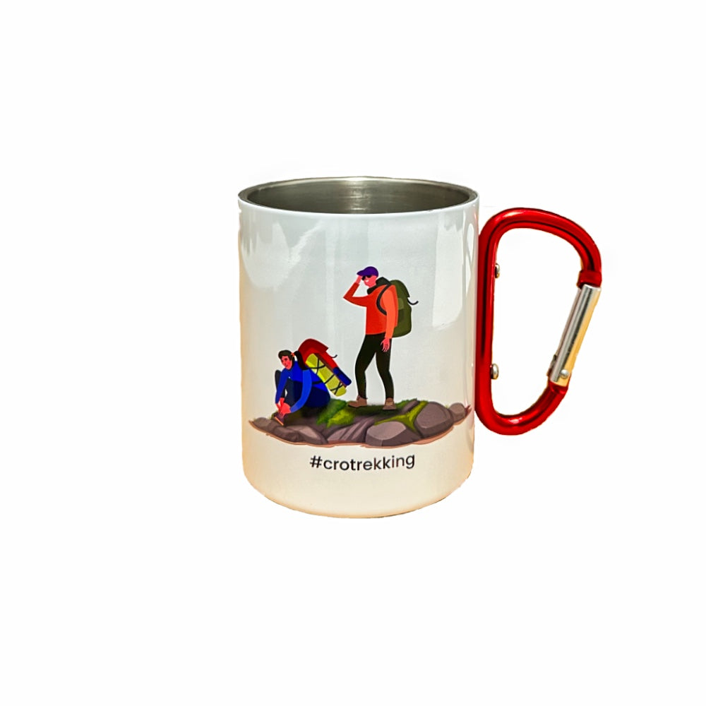 Crotrekking Šalica sa Karabinerom: Savršeni Suputnik za Svaku Avanturu